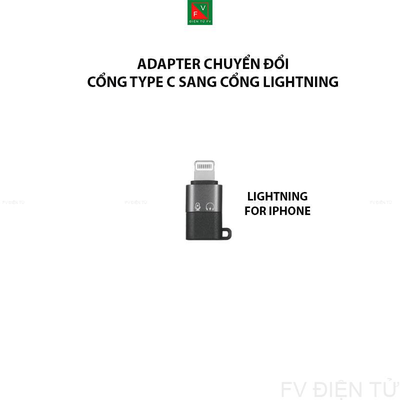 Adapter Chuyển Đổi Cổng TypeC Sang Lightning Cho iPhone
