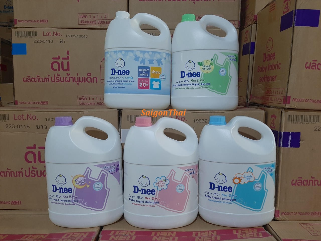 Nước Giặt Dnee hàng Chất Lượng - Thái Lan 3000ml 3 lít