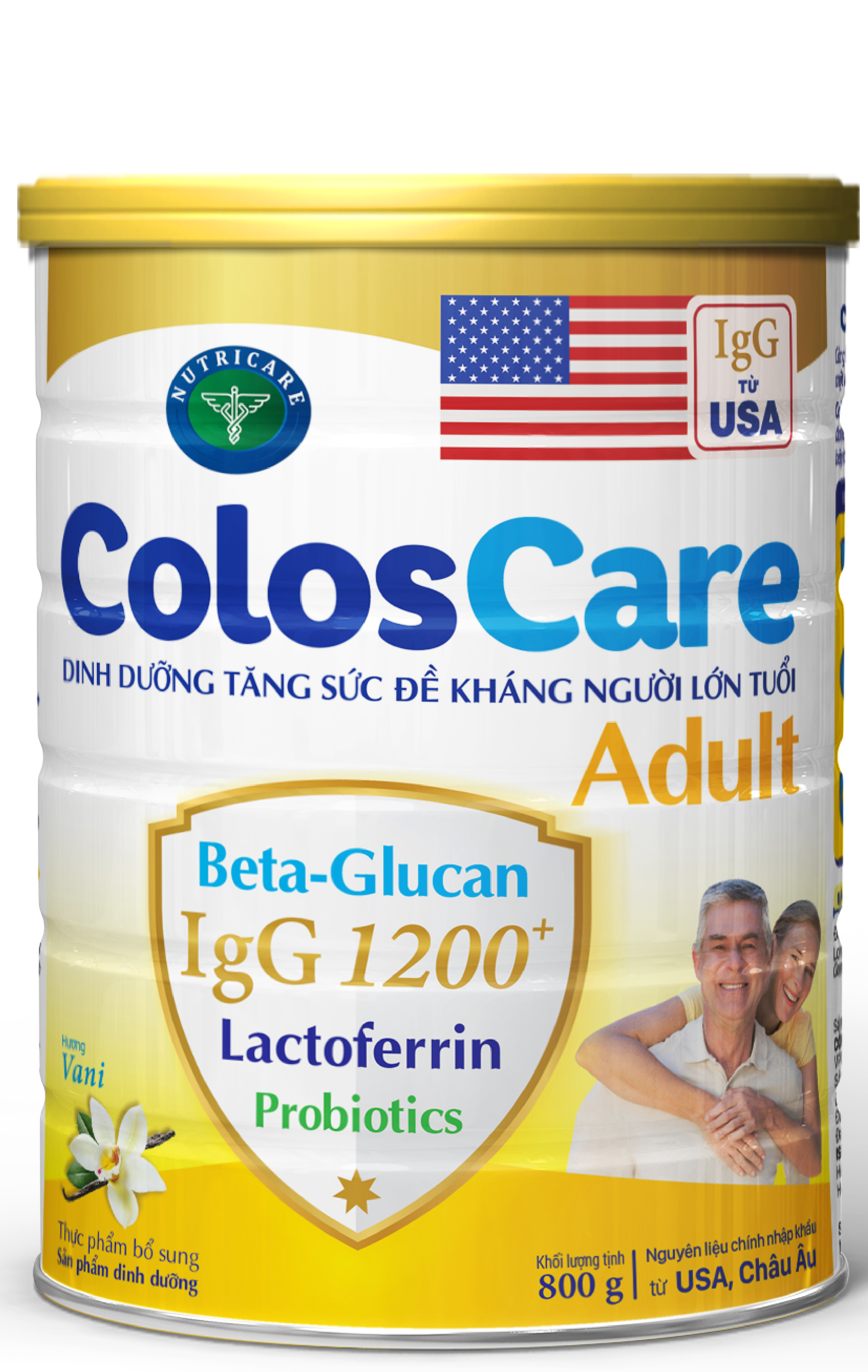 Sữa bột Nutricare ColosCare Adult 800g