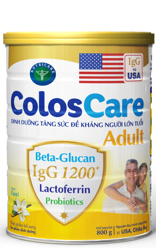 Sữa bột Nutricare ColosCare Adult - tăng cường đề kháng (800g) nhập khẩu
