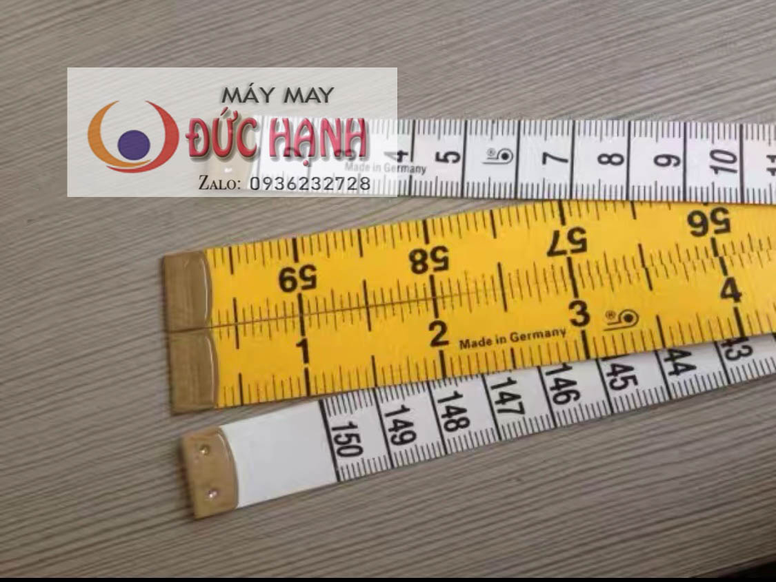 THƯỚC DÂY MAY LOẠI TỐT - GERMANY QUALITY: BẢN LỚN 15MM