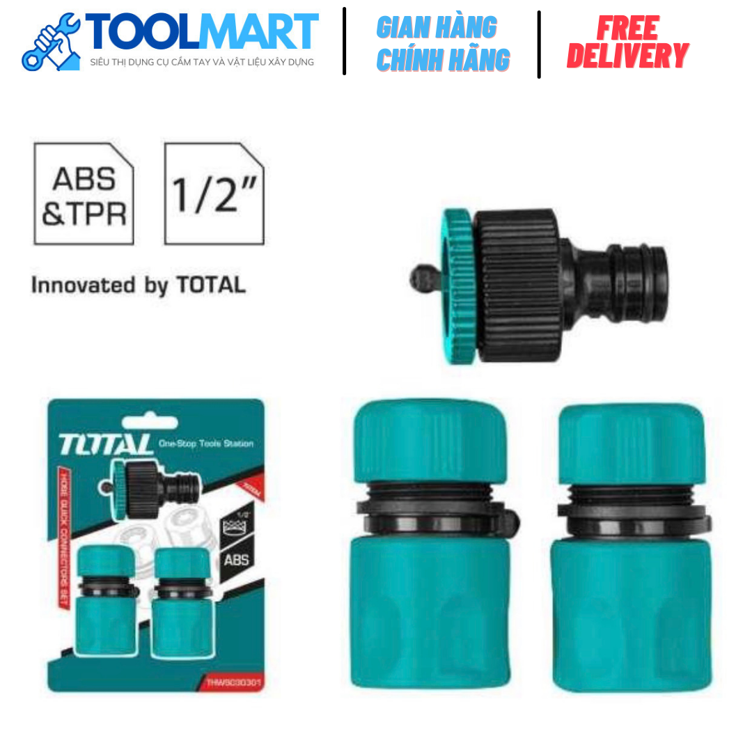 BỘ 3 KHỚP NỐI MÁY XỊT RỬA TOTAL - THWS030301