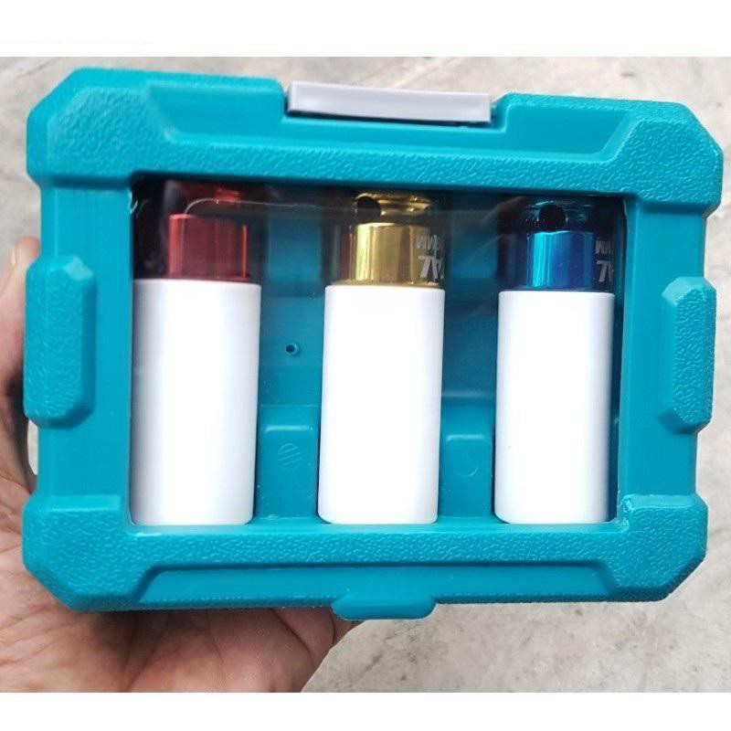 Bộ 3 đầu tuýp lục giác TOTAL THMLNS031