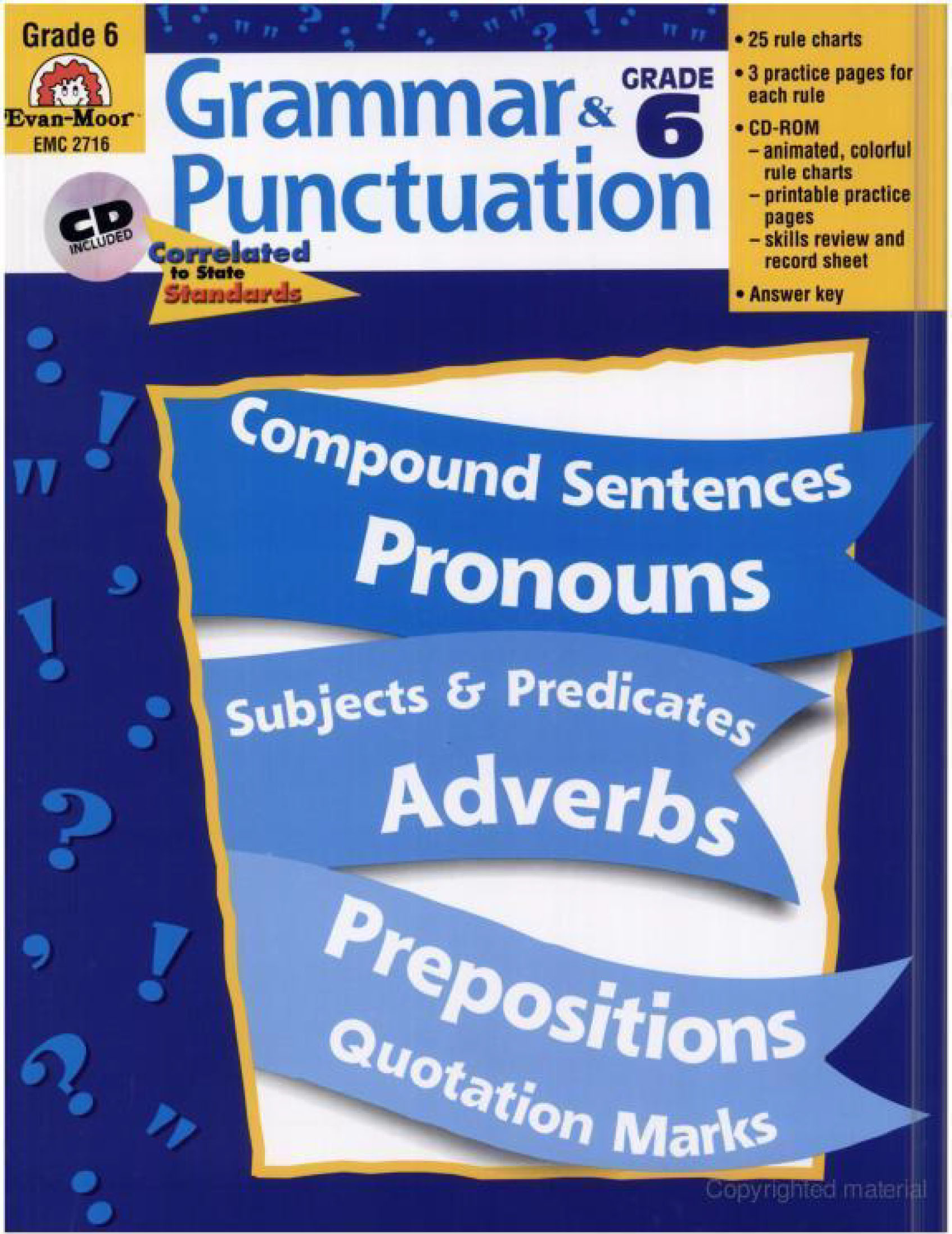 Grammar and Punctuation, Grade 1-6