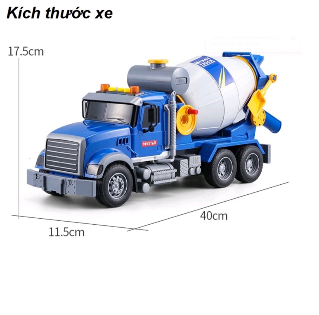 ( HÀNG ĐẸP) XE BỒN TRỘN BÊ TÔNG CÓ NHẠC CAO CẤP