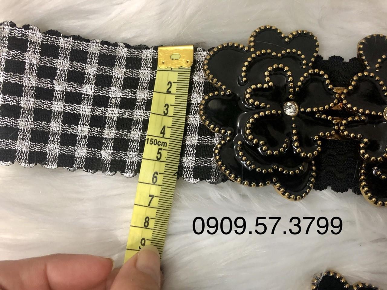 [HCM]Thắt lưng phối ca rô. Bản 6cm