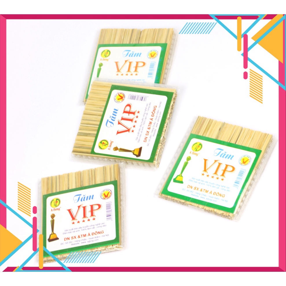 Set 2 gói tăm víp Á Đông bằng tre