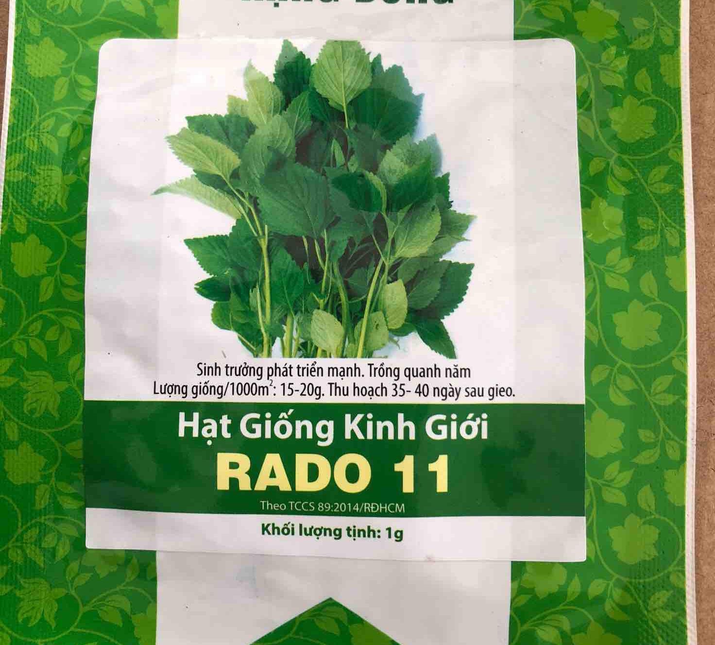 Hạt giống rau thơm- hạt giống rau kinh giới
