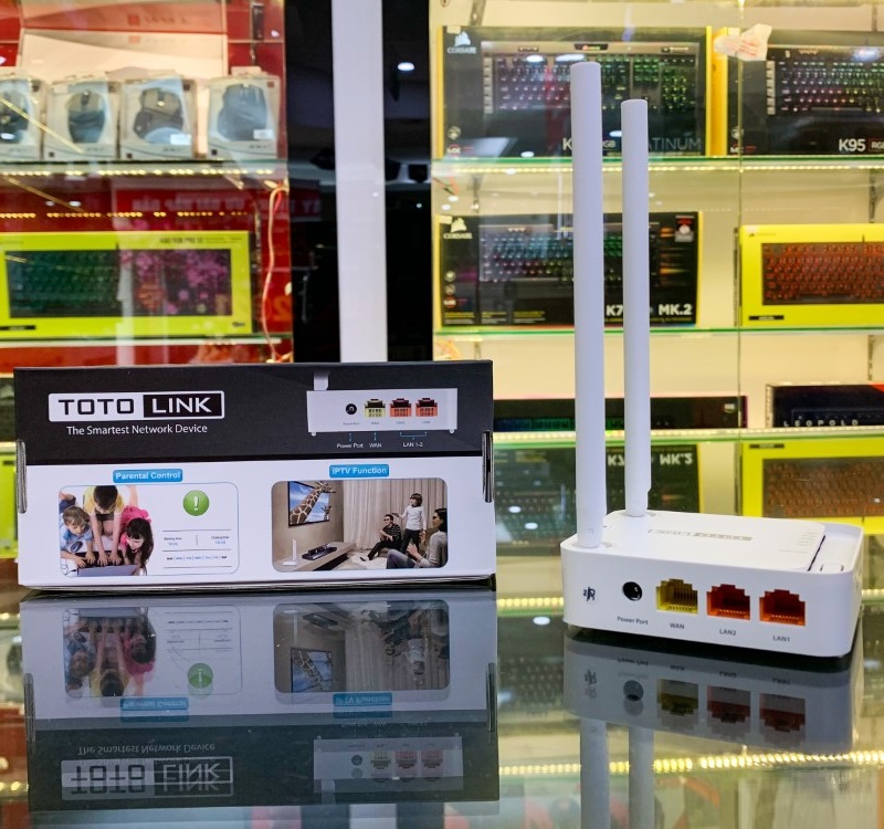 Bộ phát sóng Wifi Totolink N200RE300Mbps 2 Ăng Ten