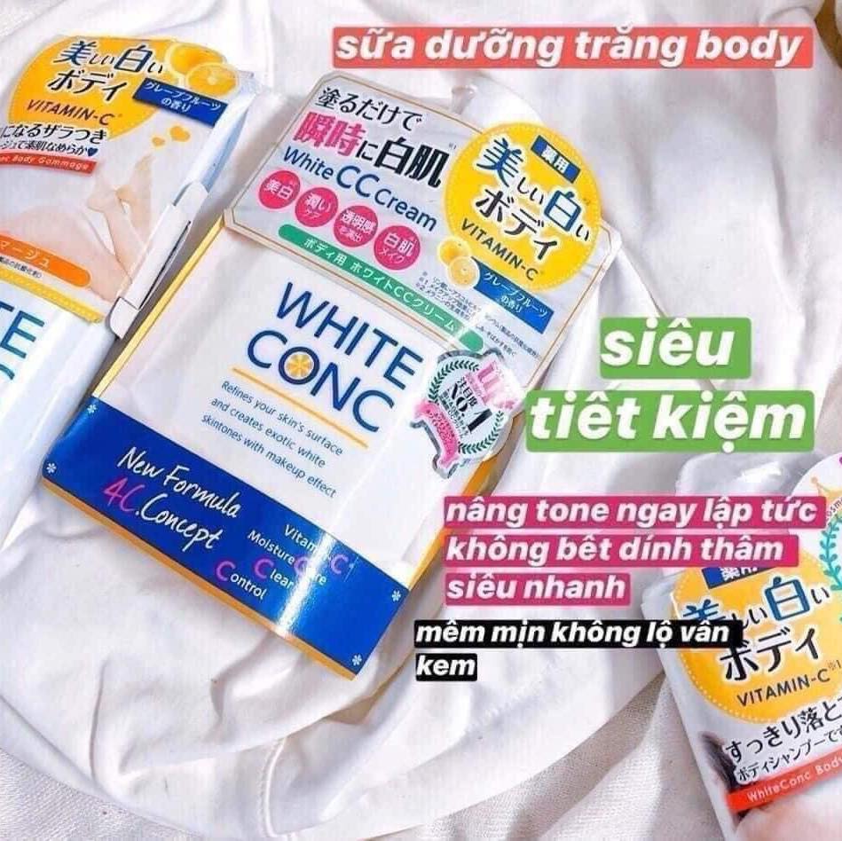 Sữa Dưỡng Thể White Conc Trắng Da White CC Cream 200g