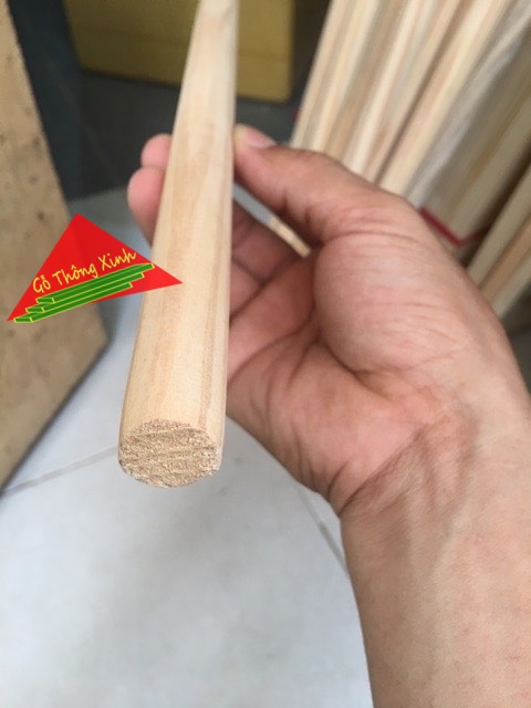 [HCM]Thanh gỗ tròn dài 50cm đường kính 2cm
