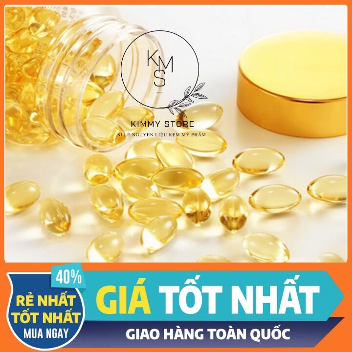 [HCM]Combo 5 viên e dưỡng vàng chộn kem
