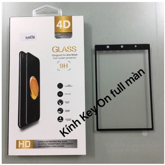 Miếng dán kính cường lực 4d full màn hình cho blackberry key one