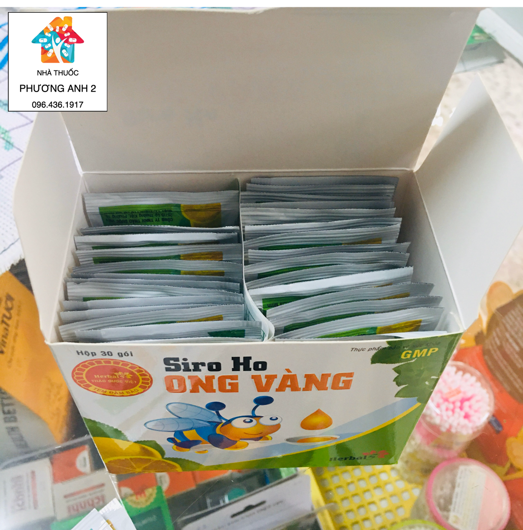 [HCM]Siro ho Ong vàng (Dạng gói)