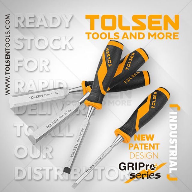 Bộ 4 đục cán nhựa tolsen 25384