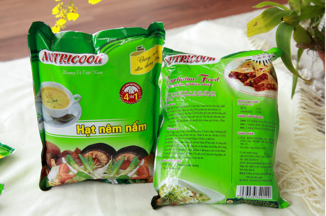 HẠT NÊM NẤM HƯƠNG - NUTRICOOK 900GR