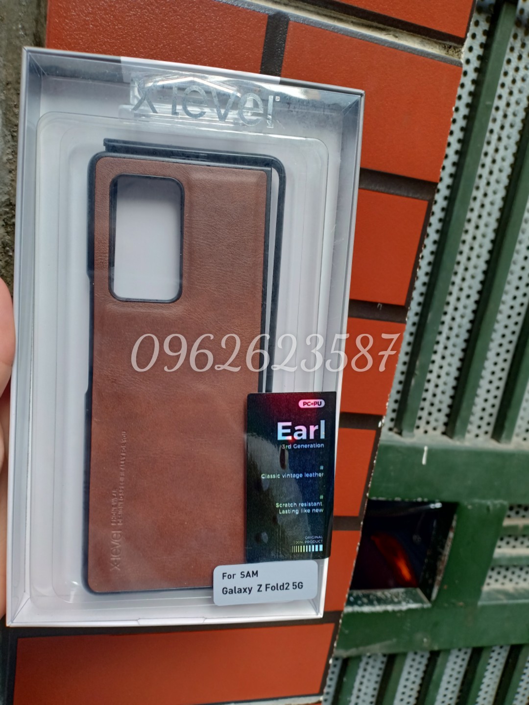 Ốp lưng X-Level da Leather cho Samsung Galaxy Z Fold 2