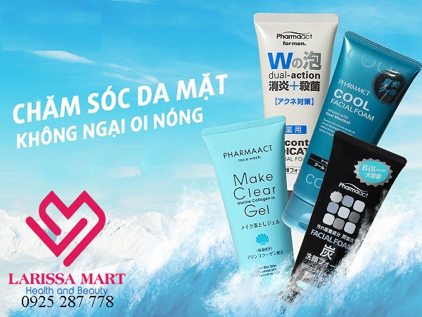 Sữa rửa mặt Pharmaact Cool cho nam tuýp 130g