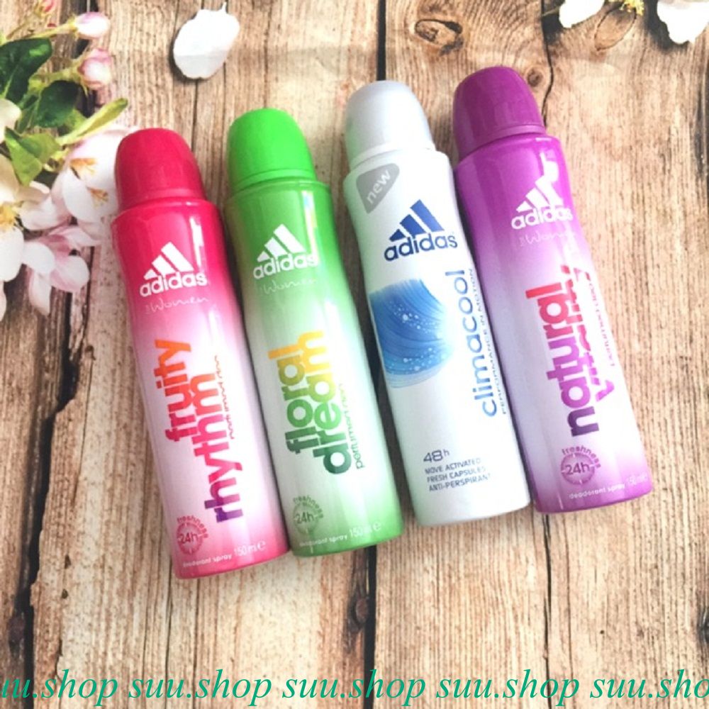 Xịt Khử Mùi Nữ Adidas 150Ml