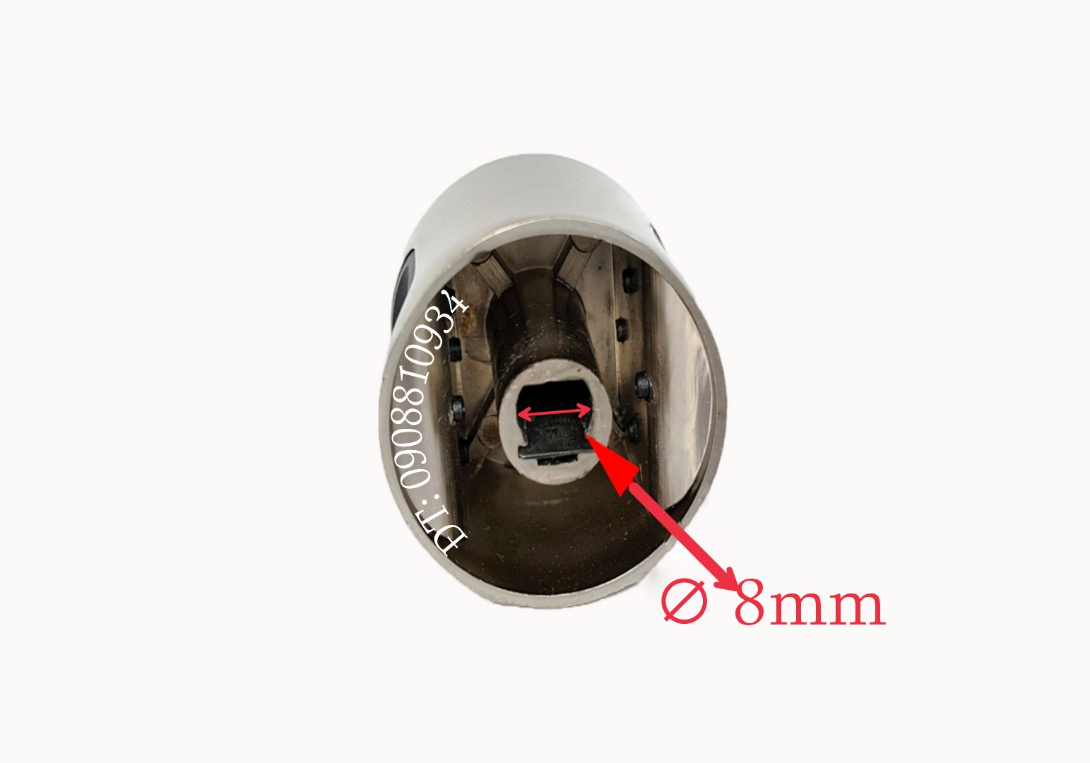 NÚM (NÚT) VẶN CỐT THẲNG CỐT XÉO LỖ 8MM BẾP GAS ÂM CANZY