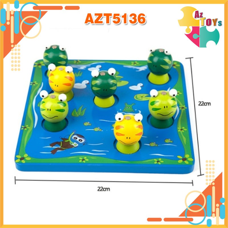 [HCM]Bộ Đồ Chơi Gỗ Câu Ếch 2 Cần - AZT5136