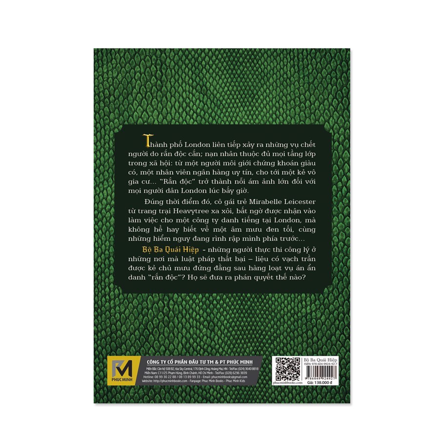 Sách Tiểu Thuyết Trinh Thám - Bộ Ba Quái Hiệp (Edgar Wallace)