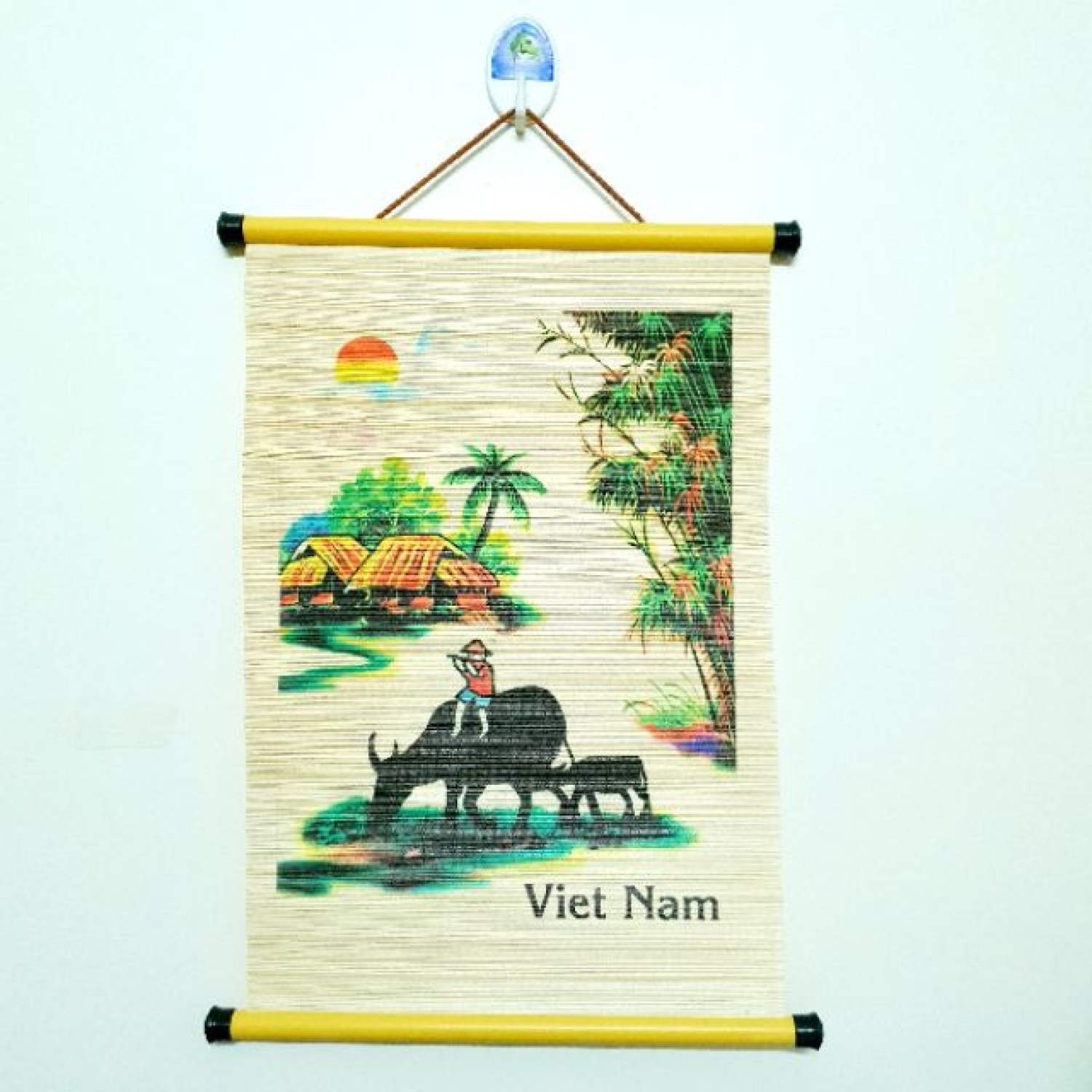 Tranh cuộn lưu niệm - Các làng quê Việt Nam