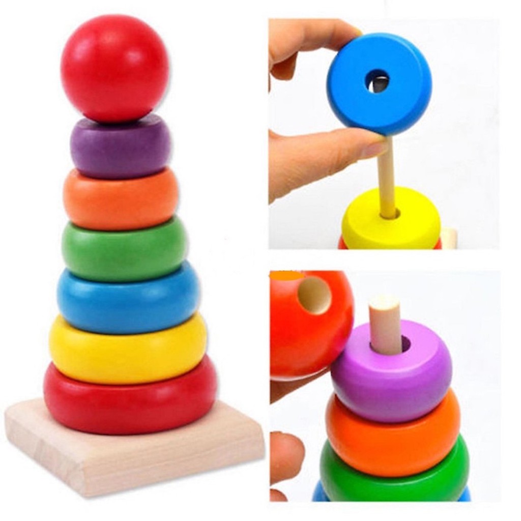 combo đồ chơi gỗ phát triển trí tuệ cho bé