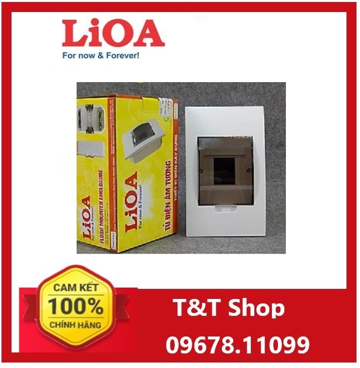 Tủ điện nhựa chứa aptomat Lioa 2-4 át