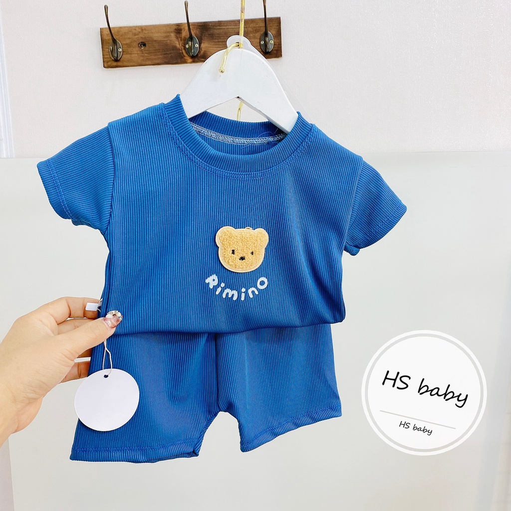 Bộc cộc tay gấu RIMINO minky cho bé