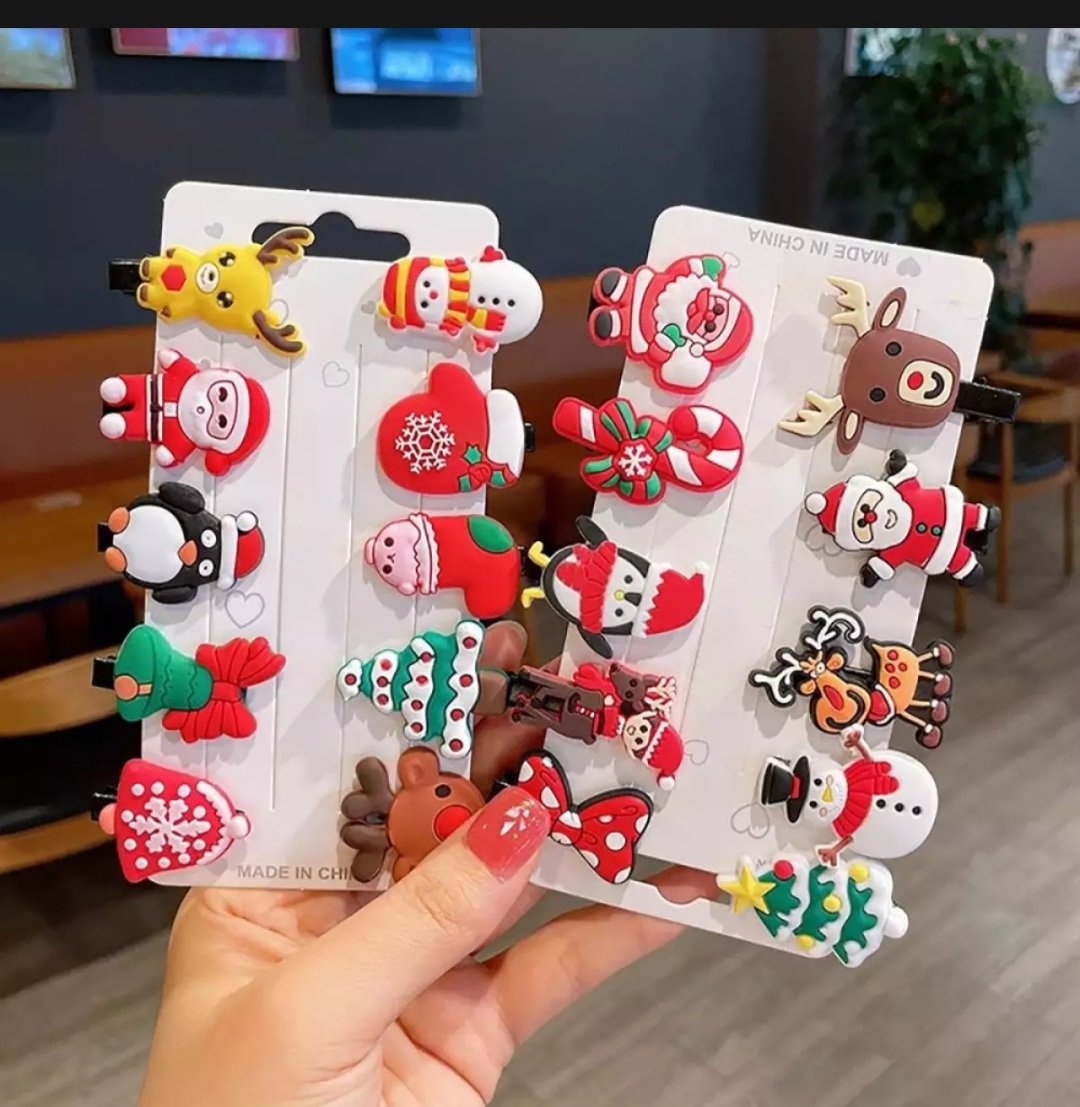 Vĩ 10 kẹp mái noel cho bé