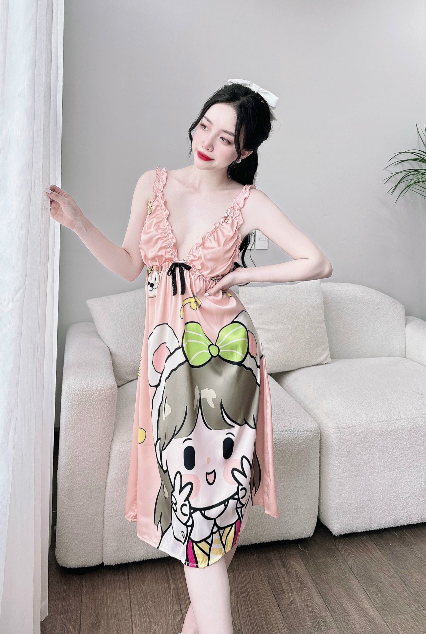 [HCM]VN1523 VÁY CÔNG CHÚA DÂY NƠ