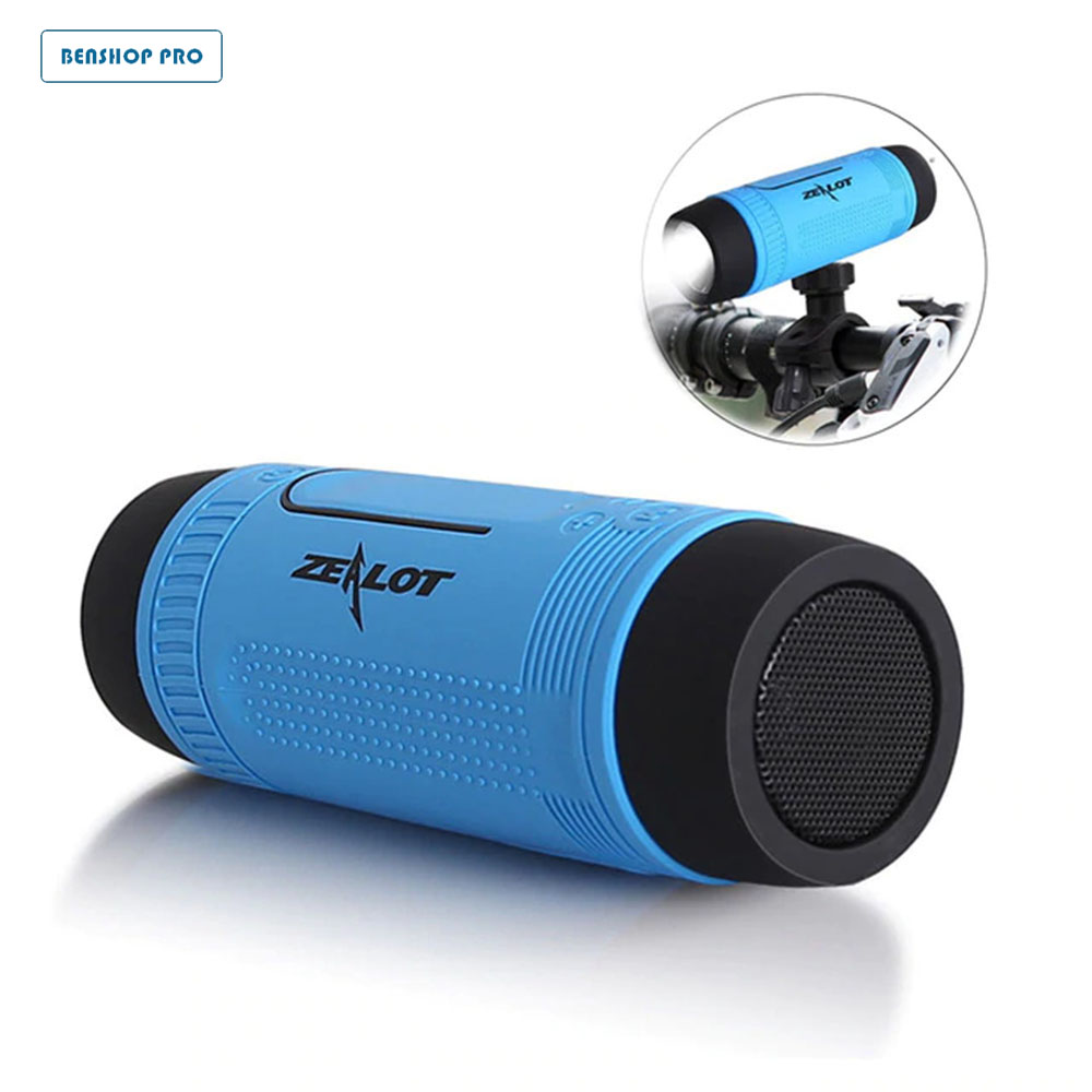 Loa bluetooth kiêm sạc dự phòng và đèn chiếu sáng Zealot S1