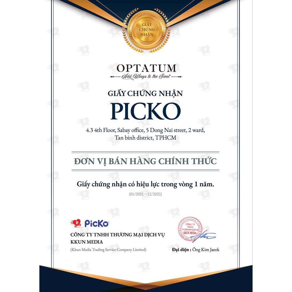 Kem dưỡng da tay OPTATUM Perfume Hand Cream 50ml PICKO