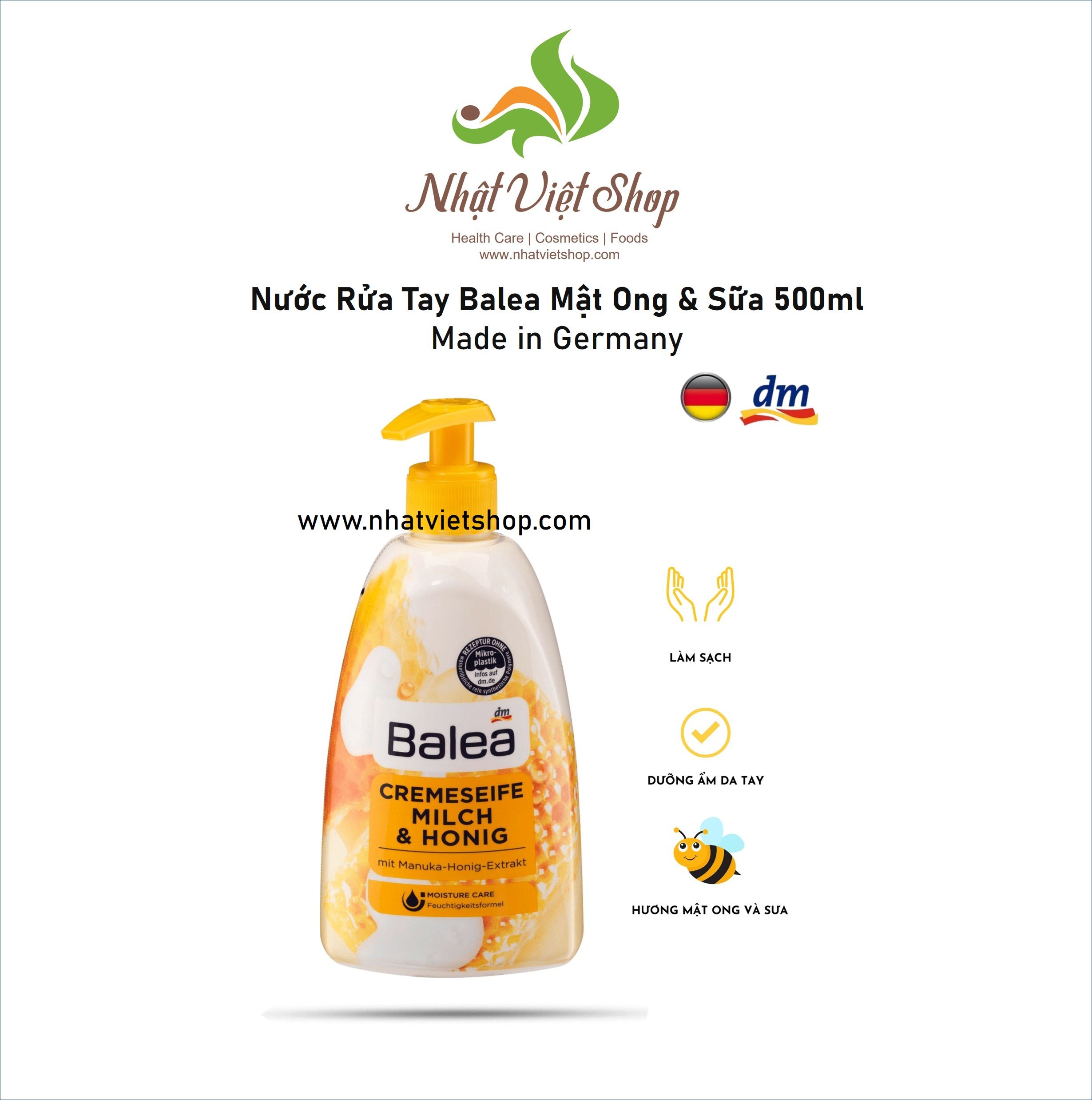Nước Rửa Tay Balea 500ml - Đức