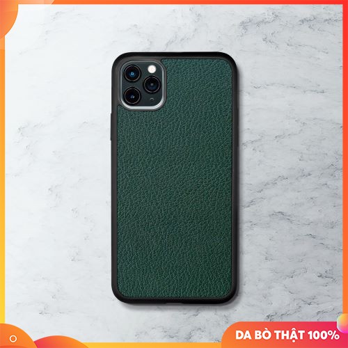 Ốp Lưng Da Xanh Rêu Aran | Ốp Lưng Da Iphone Cao Cấp