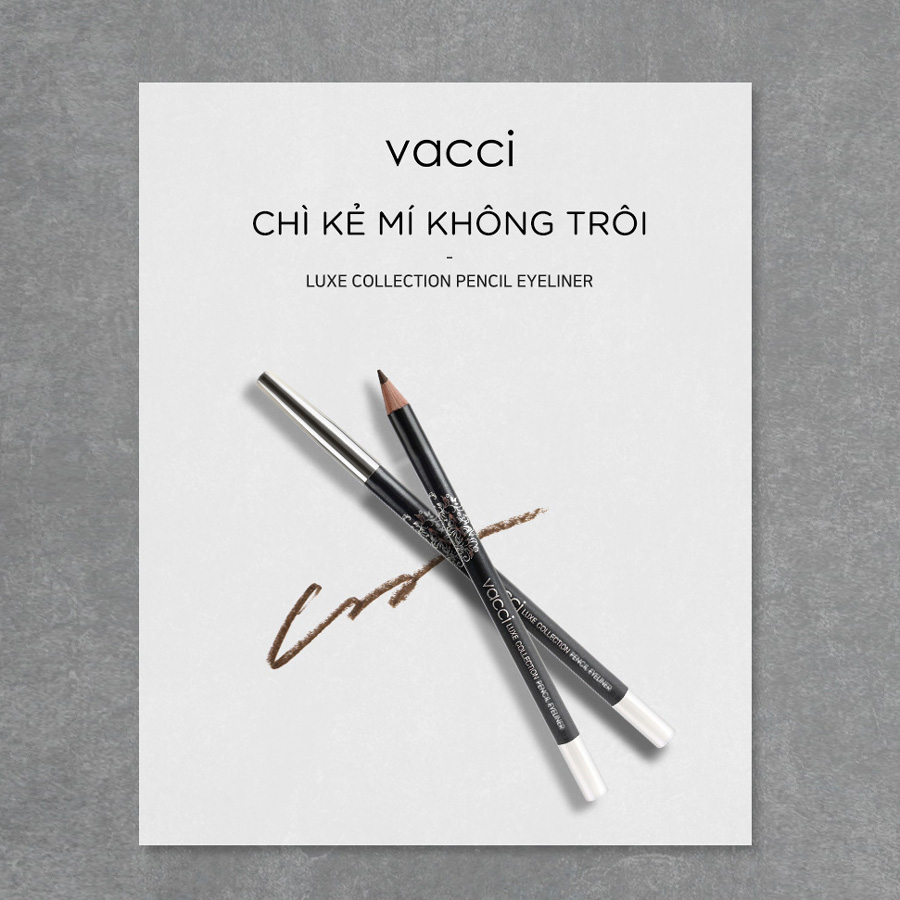 Chì kẻ mí VACCI - Không Trôi - Không Lem - Không Vón Cục Vacci