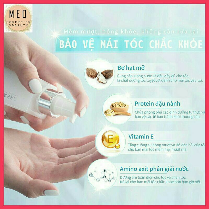 Combo 2 Chai Tinh Chất Dưỡng Tóc AHA Essence DREAM TREND Trắng 120ml