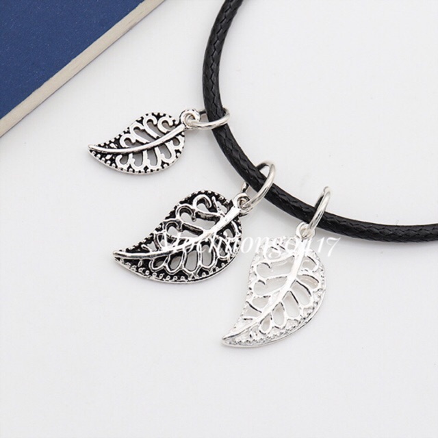 [S925] Charm bạc lá đơn - MH254