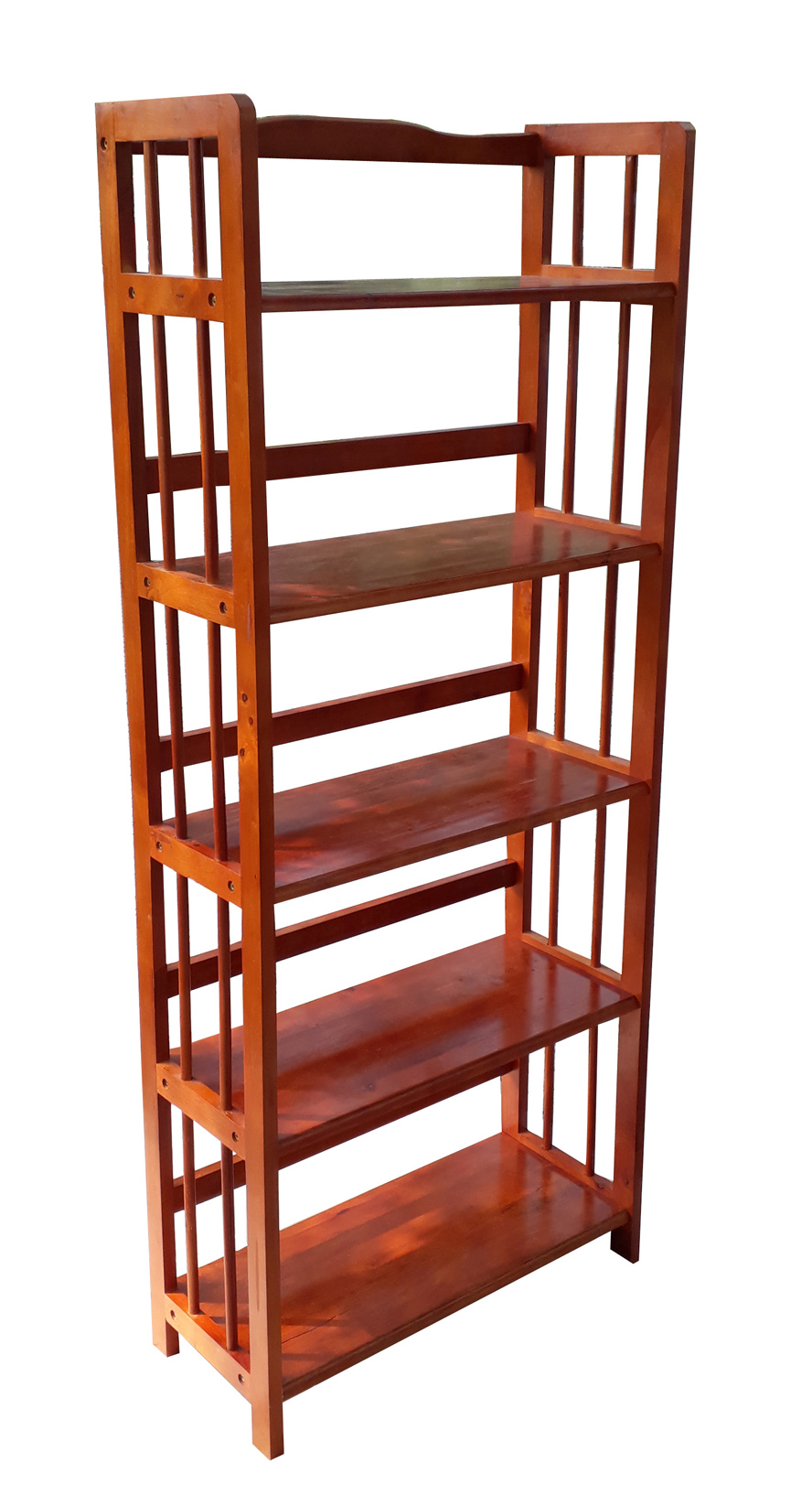 [HCM]Kệ sách 5 tầng rộng 60cm bằng gỗ (Cánh gián)