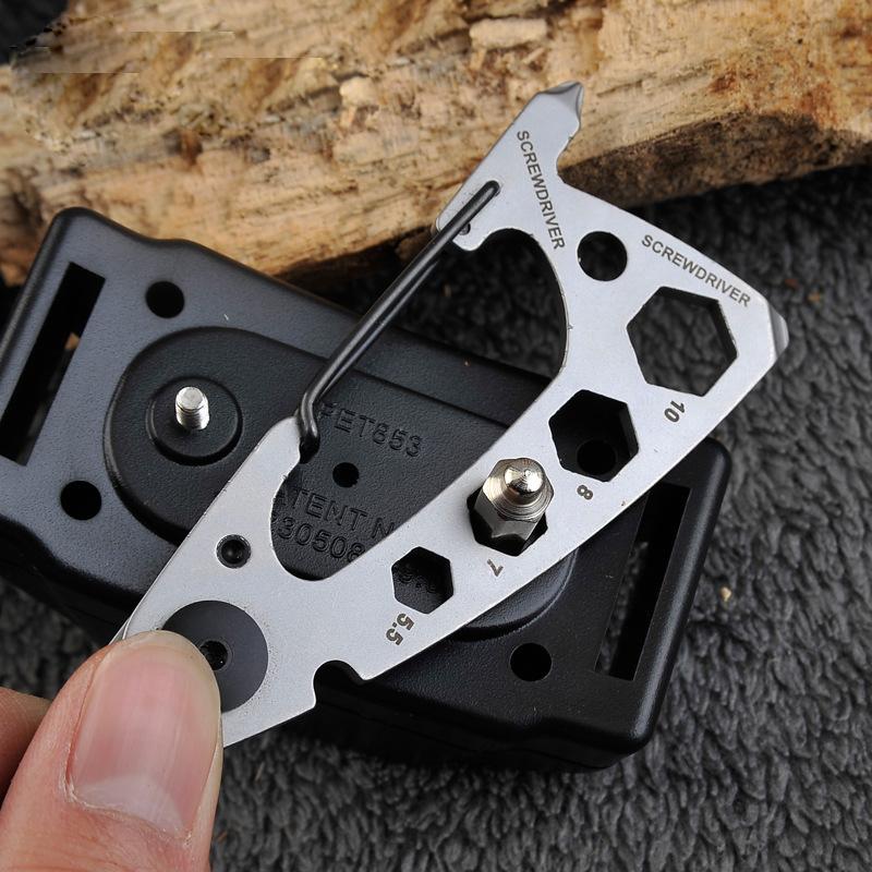 [ EDC 08 ] Móc khóa đa năng bằng thép không gỉ