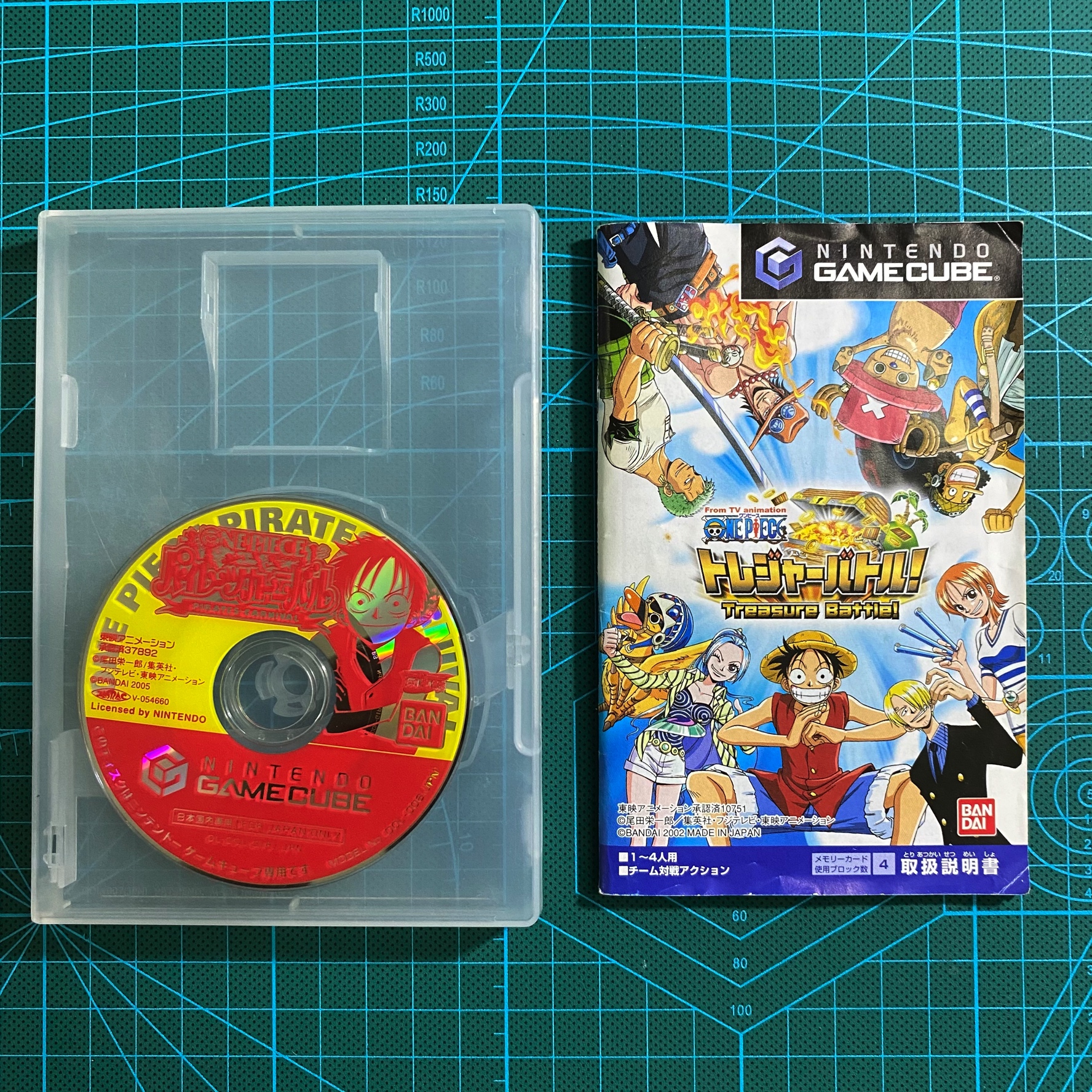 Đĩa game One Piece Treasure Battle Gamecube hệ JP Nhật
