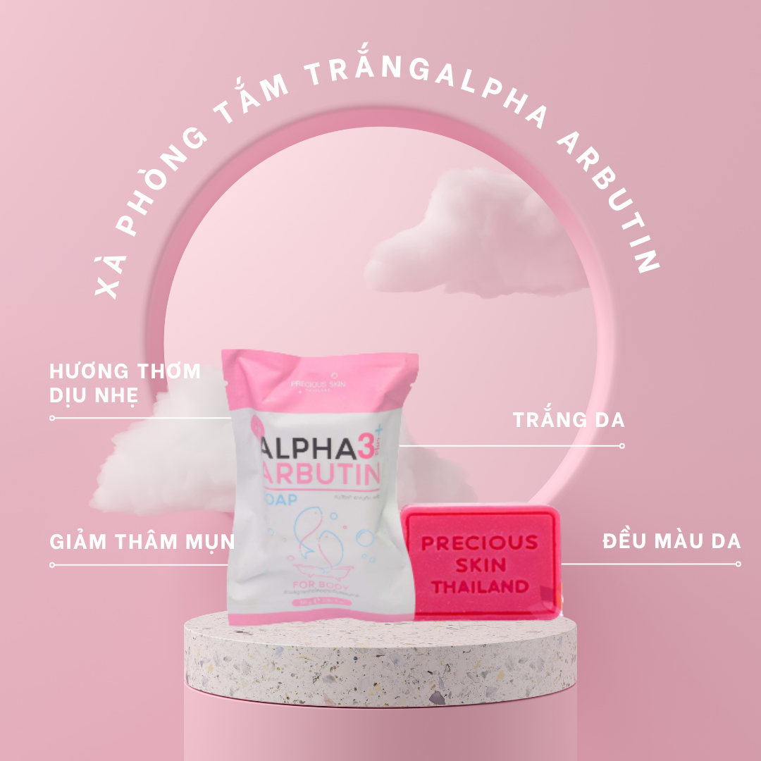 Xà Phòng Alpha Arbutin 3 Plus+ Soap For Body - 80g