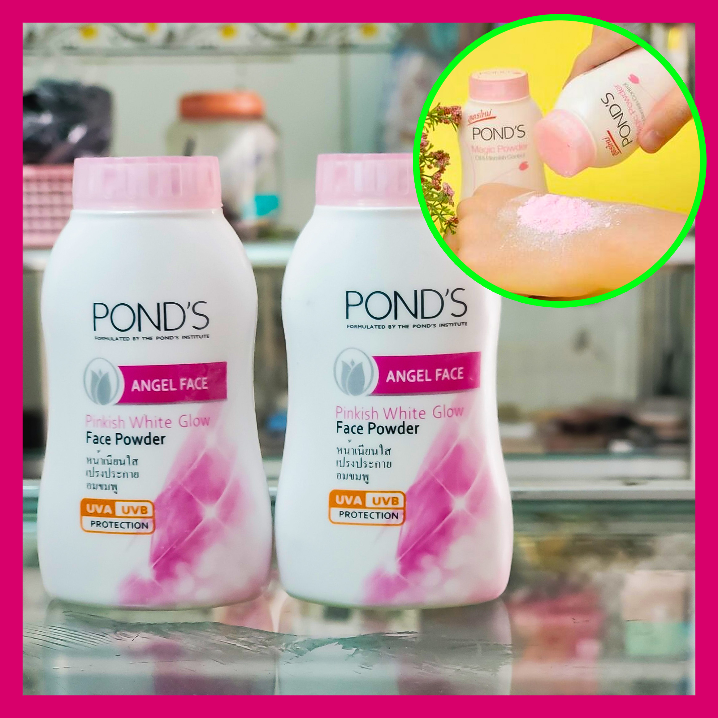 [Chuẩn Thái] Phấn Phủ Thơm Pond’s  dạng chai hàng Thái Lan 50g