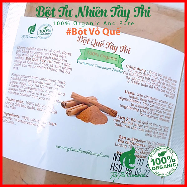 Bột Vỏ Quế Xay Mịn Tây Thi Gói 100 Gram