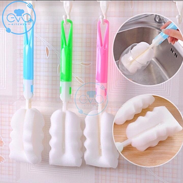 Dụng Cụ Rửa Ly Tách Và Bình Nước Bọt Biển Tháo Ráp