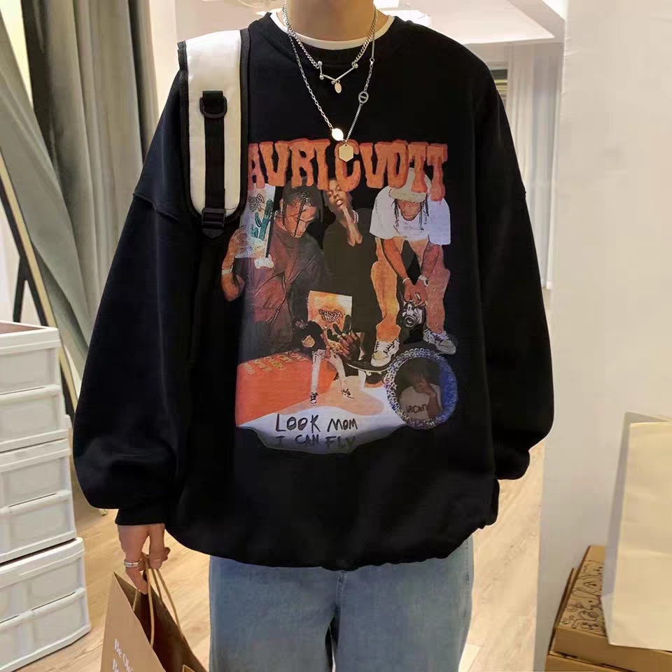 Áo Sweater Travis Scott chất nỉ bông Thu Đông