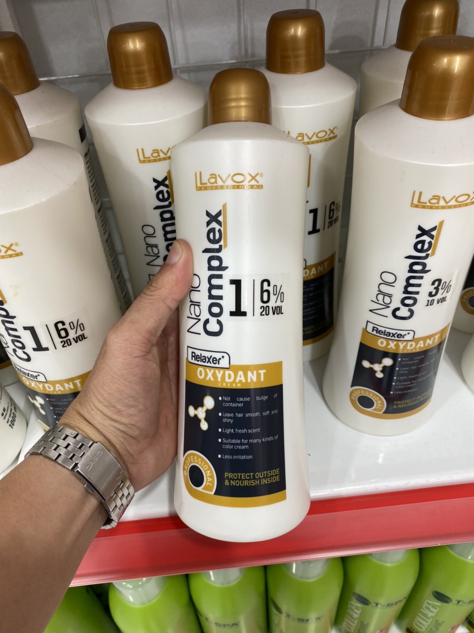 Chai oxy LAVOX NANO COMPLEX 1000ml siêu dưỡng