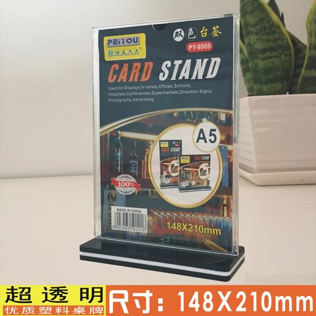 Menu để bàn A5 đứng B-6028