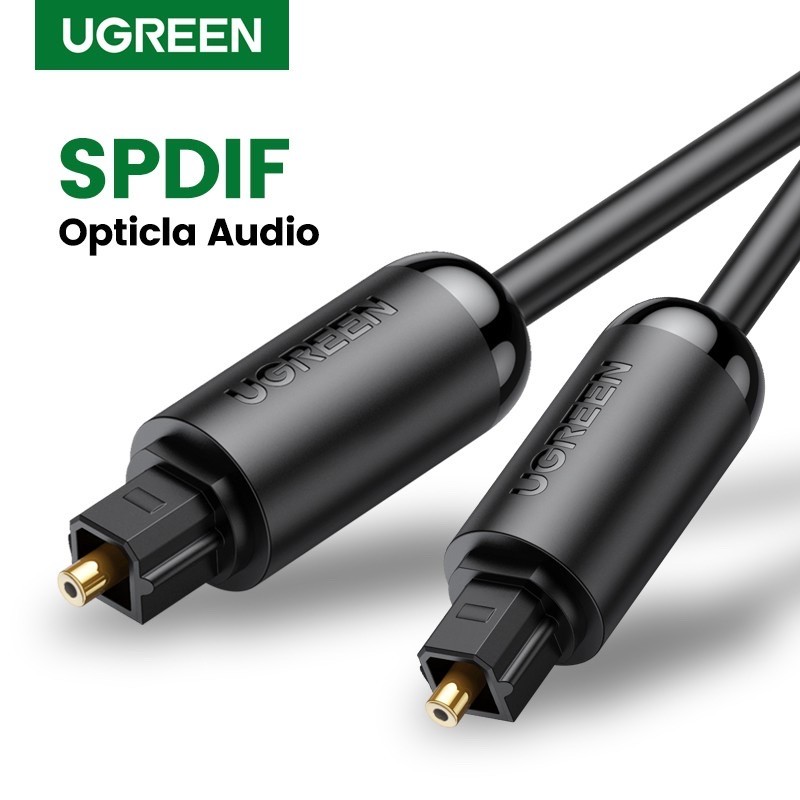 Cáp audio quang Toslink Optical hỗ trợ âm thanh 5.1/ 7.1 UGREEN